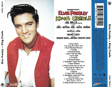 King Creole - Vol. 8 - BMG Spain BMG 74321 785212 - Elvis Presley El Rey CD Collection
