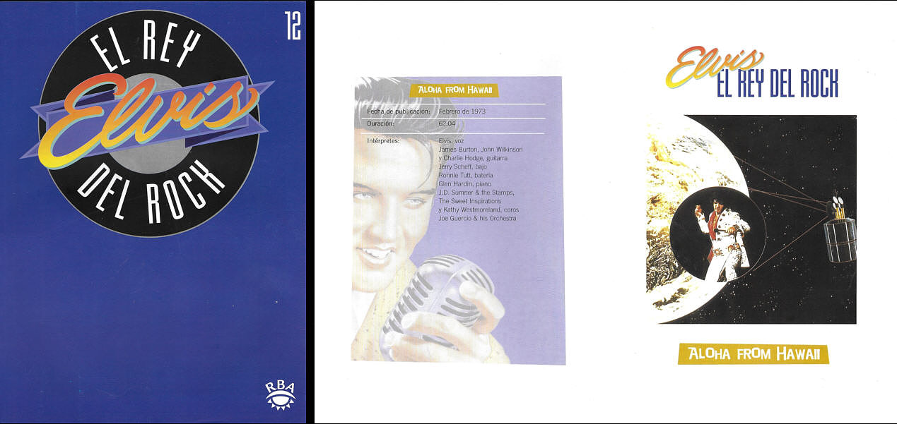 Aloha From Hawaii Via Satellite - Vol. 12 - BMG Spain 74321 785172 - Elvis Presley El Rey CD Collection