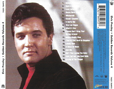 Elvis' Golden Records Volume 4 - Vol. 32 - BMG Spain 74321 784972 - Elvis Presley El Rey CD Collection