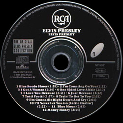 Elvis Presley -  The Original Elvis Presley Collection Vol. 1 - EU 1996 - BMG SP 5001 - Elvis Presley CD