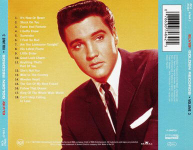 Elvis' Gold Records, Volume 3 (remastered and bonus) - Gracleland Collector Box Belgium BMG - Elvis Presley CD