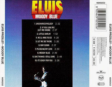 Moody Blue - Gracleland Collector Box Belgium BMG - Elvis Presley CD