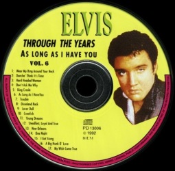 Through The Years Vol. 6 Picture Disc - Elvis Presley Various CDs