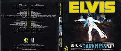 Before Darkness Falls - Elvis Presley Bootleg CD