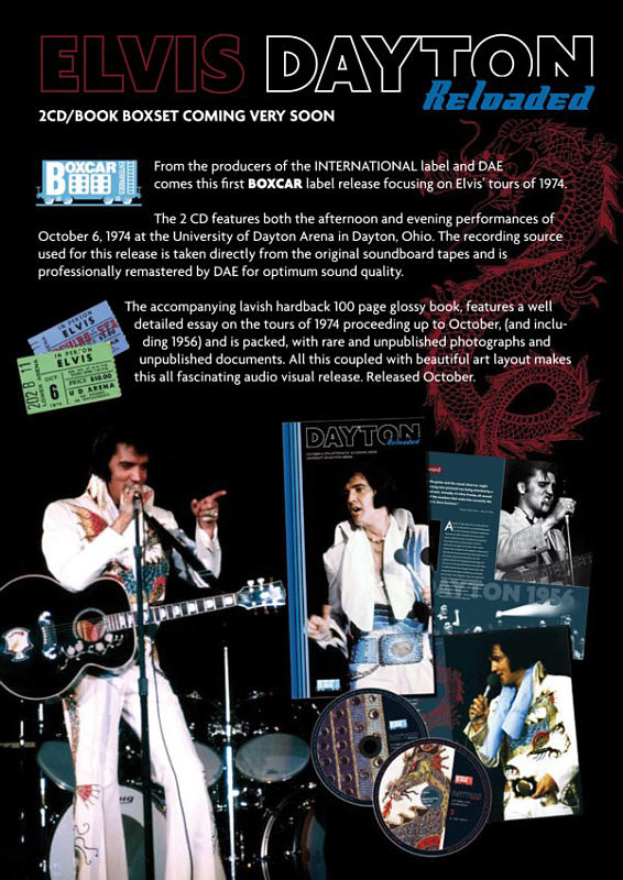 Dayton Reloaded - Elvis Presley Bootleg CD