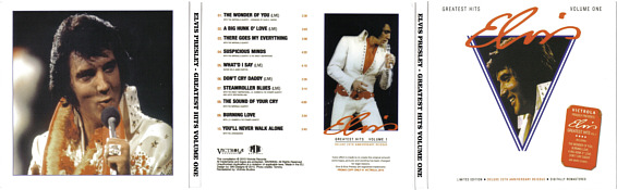 Greatest Hits Volume 1 -  Elvis Presley Bootleg CD