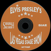 Las Vegas Stage Show - Elvis Presley Bootleg CD