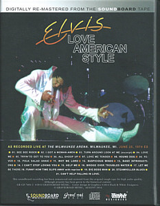 Love American Style - Elvis Presley Bootleg CD