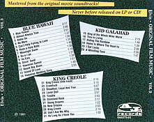 Original Film Music - Vol.3 - Elvis Presley Bootleg CD