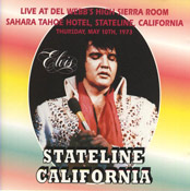 Stateline California - Elvis Presley Bootleg CD