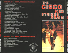 The Cisco Kid Strikes Again - Elvis Presley Bootleg CD