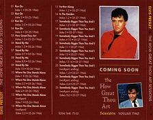 The How Great Thou Art Sessions Vol. 1 - Elvis Presley Bootleg CD