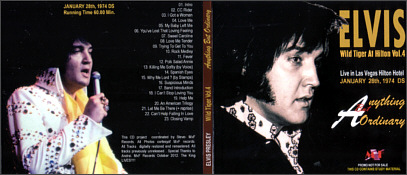 Wild Tiger At The Hilton 4 - Elvis Presley Bootleg CD