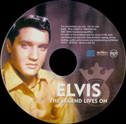 Elvis, The Legend Lives On - 40th Anniversary UEPS - Elvis Presley Promotional CD