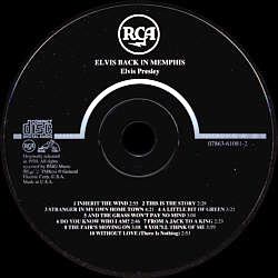 Elvis Presley CD - Back In Memphis - BMG 07863-61081-2 - USA 1992