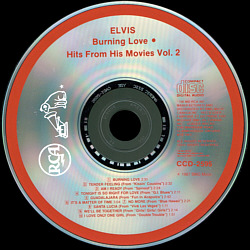 Burning Love and Hits From His Movies Vol.2 - BMG CCD-2595 - Canada 1993 - Elvis Presley CD