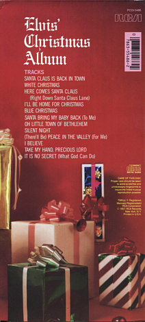 Elvis' Christmas Album - USA 1987 - PCD1-5486 - Elvis Presley CD