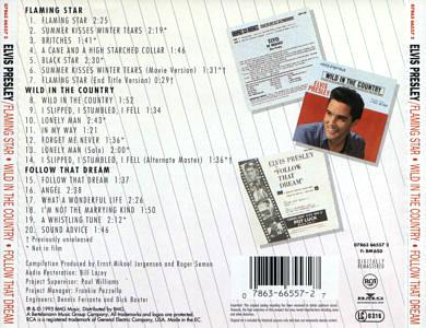 Flaming Star/Wild In The Country / Follow That Dream - EU 1995