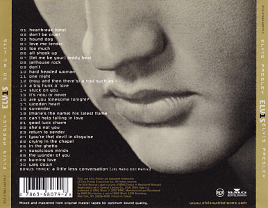 ELV1S - 30 #1 Hits - Taiwan 2002 - BMG 07863 68079-2 - Elvis Presley CD