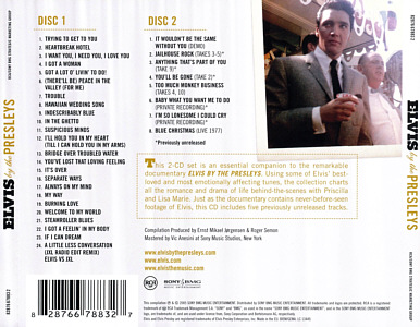 Elvis By The Presley - France 2005 - Sony/BMG 82876 67883 2