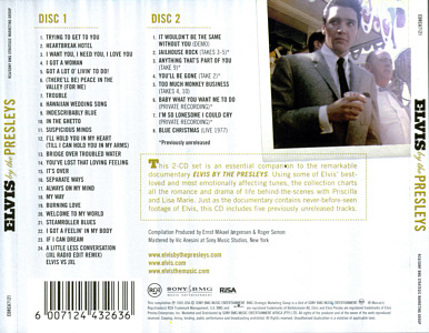 Elvis By The Presleys - South-Africa 2005 - Sony-BMG CDRCA7121 - Elvis Presley CD