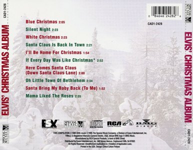 Elvis' Christmas Album (Reissue) - USA 1995 - CAD1-2428 - Elvis Presley CD