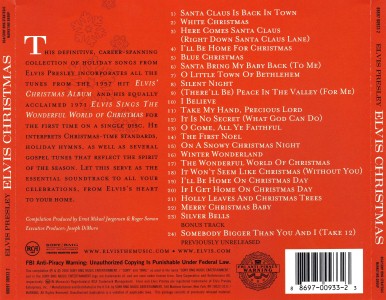 Elvis Christmas - Wal*mart - Sony/BMG 88697 00933 2 - USA 2006
