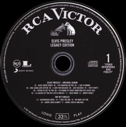 Disc 1 - ELVIS PRESLEY - Legacy Edition - Canada 2011 - RCA/Legacy 88697 90795 2