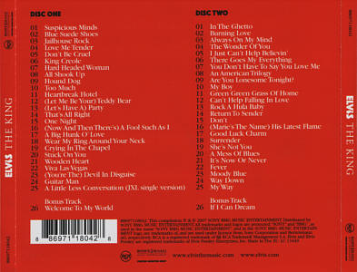 Elvis The King - Sony/BMG 88697118042 - EU (UK) 2007