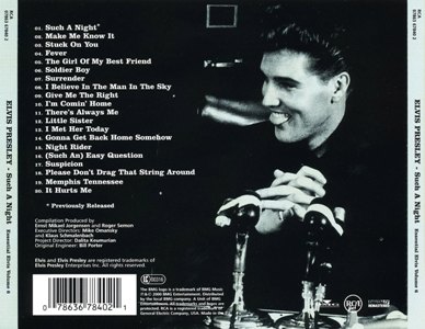 Such A Night (Essential Elvis, Vol. 6) - EU 2000 - BMG 07863 67840-2