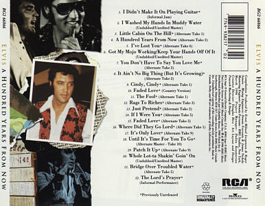 A Hundred Years From Now (Essential Elvis, Vol. 4) - BMG BG2-66866 - Canada 1996