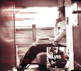 Heartbreak Hotel-I Was The One - EU 1996 (made in Germany) - BMG 74321 33686 2 - Elvis Presley CD