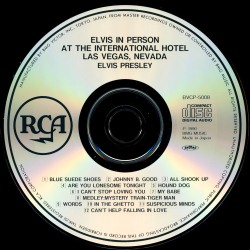Elvis In Person At The International Hotel, Las Vegas, Nevada - Japan 1990 - BMG BVCP-5008