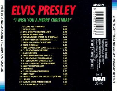 I Wish You A Merry Christmas - Germany 1989 - RCA ND 89474