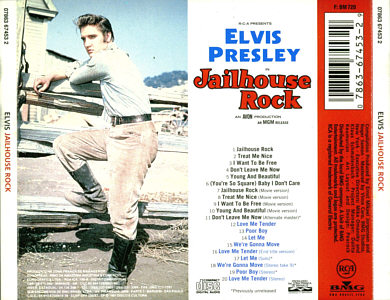 Jailhouse Rock/Love Me Tender - Brazil 1997 - BMG 07863 67453 2 - Elvis Presley CD