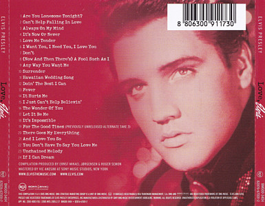 Love, Elvis - Korea 2005 - Sony-BMG BMGOD-3404 / 82876 67001 2 - Elvis Presley CD