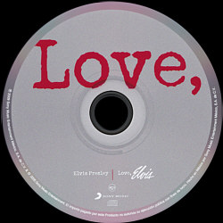Love, Elvis - Mexico 2009 - Sony 82876 67001-2 - Elvis Presley CD