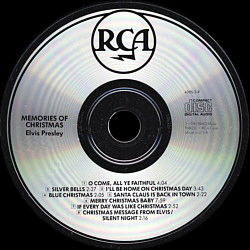 Memories Of Christmas - USA 1990 - BMG 4395-2-R - Elvis Presley CD