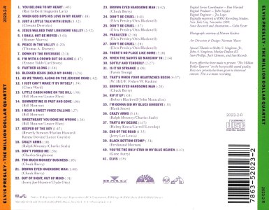 The Million Dollar Quartet - USA 2001 - BMG 2023-2-R - Elvis Presley CD