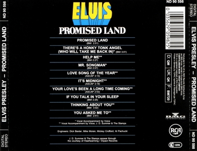 Promised Land - Germany 1993 - BMG ND 90598