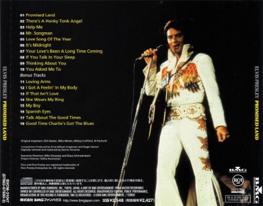 Promised Land (remastered + bonus songs) - Japan 2000 - BMG BVCM-31047 - Elvis Presley CD