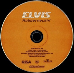 Elvis Presley 3 tracks CD - Rubberneckin' - South Africa 2003 - BMG CDRCAS (CSI) 189