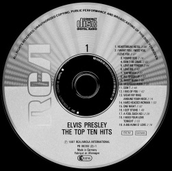 The Top Ten Hits - Germany 1998 - BMG PD 86383(2) - Elvis Presley CD