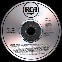 Disc 2 - The Top Ten Hits - 2CDs - BMG BG2 6383 - Columbia House Music Club - Canada 1988