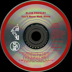 You'll Never Walk Alone - Canada 1993 - BMG CCD-2472 - Elvis Presley CD