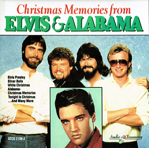 Christmas Memories From Elvis & Alabama (Pop-Out CD and Ornament)- USA 1993 - BMG ATCD 2106-2 - Elvis Presley CD Various Artists