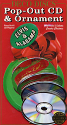 Christmas Memories From Elvis & Alabama (Pop-Out CD and Ornament)- USA 1996 - BMG ATCD 2106-2 - Elvis Presley CD Various Artists