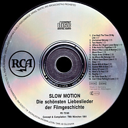 Slow Motion - Die Schnsten Lieder Der Filmgeschichte - Germany 1991 - BMG PD 75185 - Elvis Presley CD Various Artist