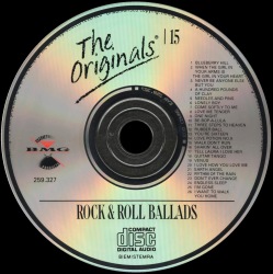 The Originals | 15 - Rock & Roll Ballads - Netherlands 1988 - BMG Special Products 259.327