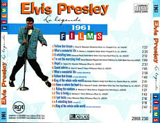 La Legende - Films 1961 #2 - Elvis Presley Atlas Edition CD